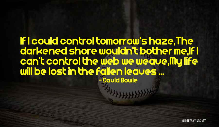 Can't Control The Future Quotes By David Bowie