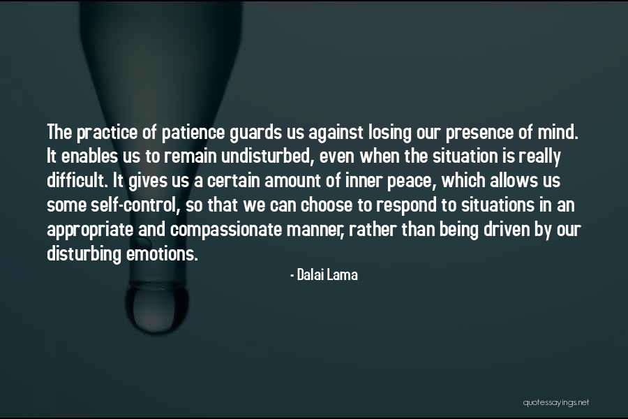 Can't Control The Situation Quotes By Dalai Lama