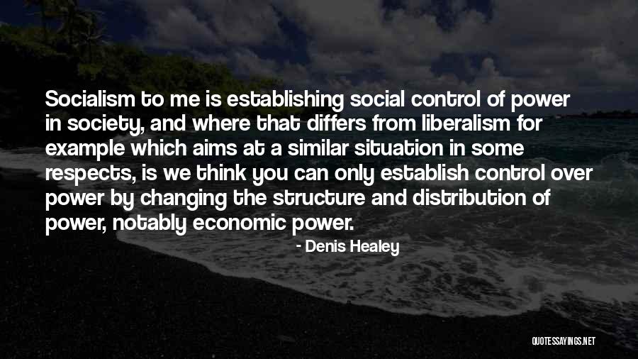 Can't Control The Situation Quotes By Denis Healey