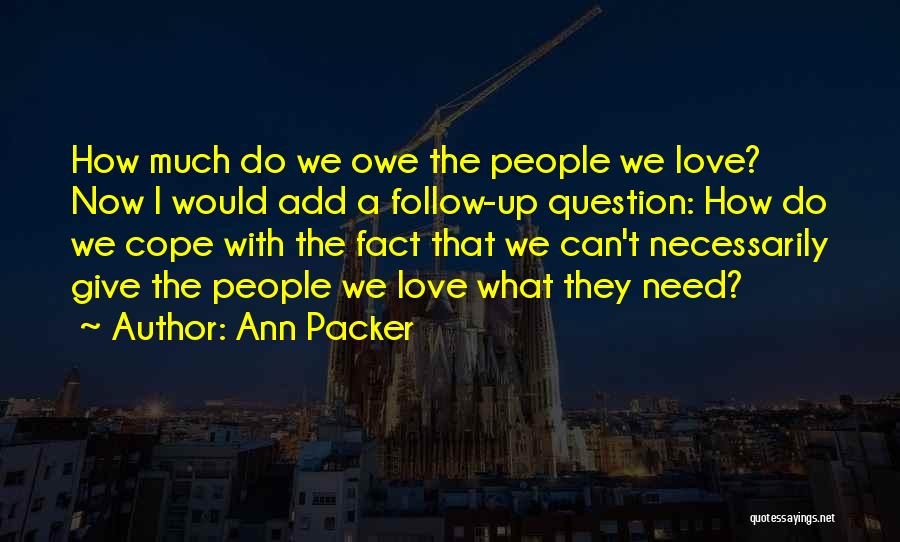 Can't Cope Quotes By Ann Packer