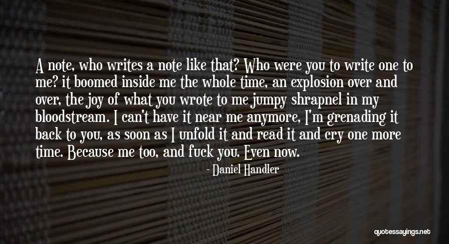 Can't Cry Anymore Quotes By Daniel Handler Can't Cry Anymore Quotes By Daniel Handler