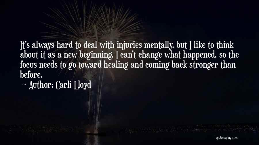 Can't Deal With Life Quotes By Carli Lloyd