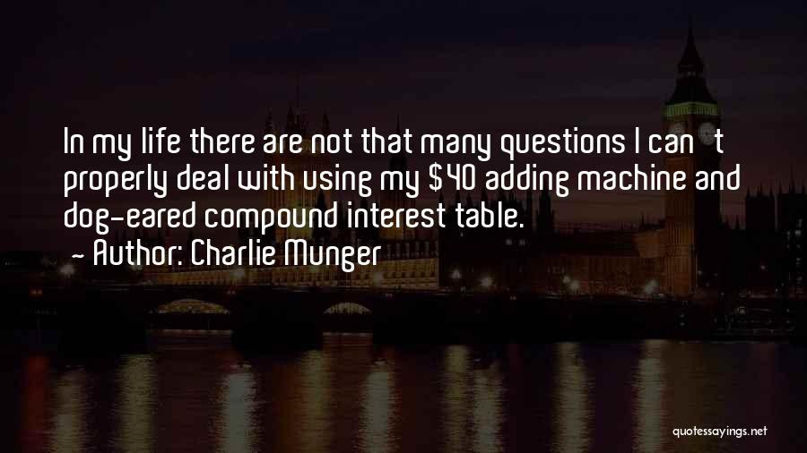 Can't Deal With Life Quotes By Charlie Munger