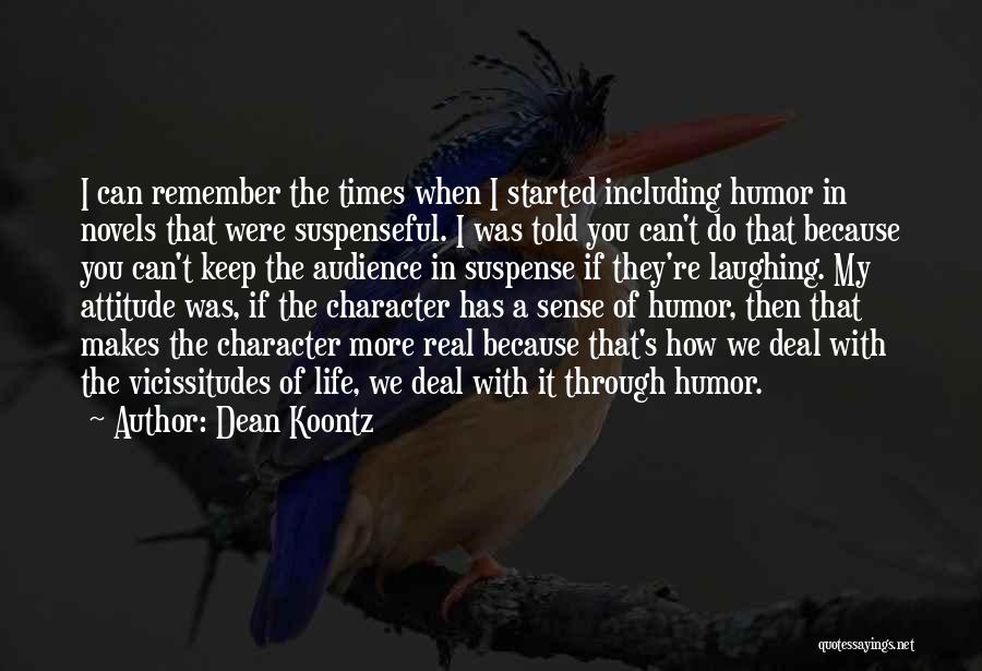 Can't Deal With Life Quotes By Dean Koontz