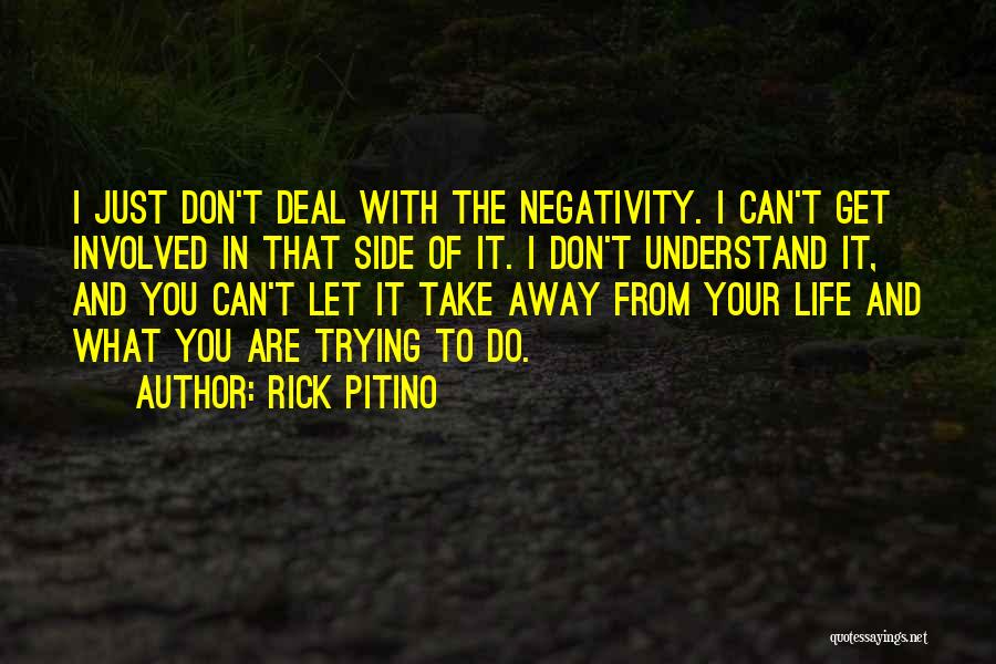 Can't Deal With Life Quotes By Rick Pitino