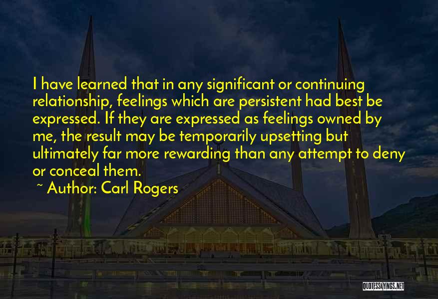 Can't Deny Feelings Quotes By Carl Rogers