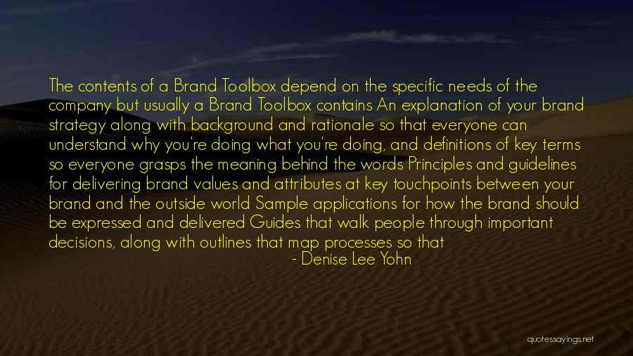 Cant Depend On Everyone Quotes By Denise Lee Yohn Cant Depend On Everyone Quotes By Denise Lee Yohn