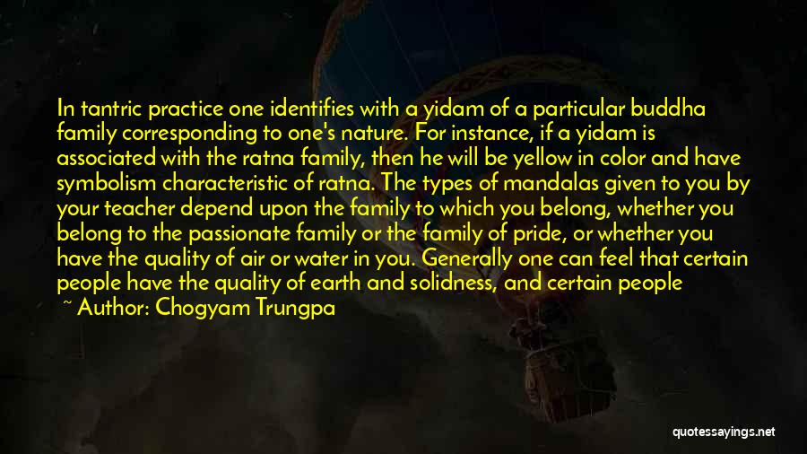 Can't Depend On Family Quotes By Chogyam Trungpa