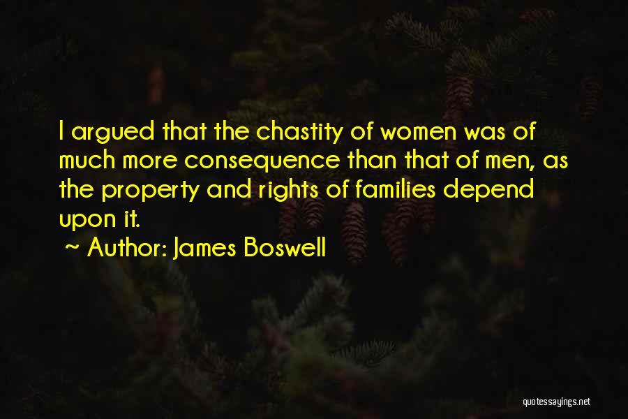 Can't Depend On Family Quotes By James Boswell