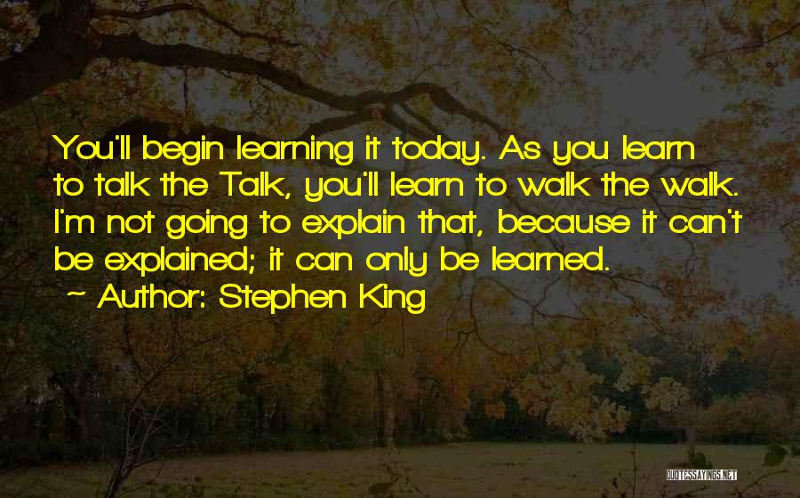 Can't Explain Quotes By Stephen King