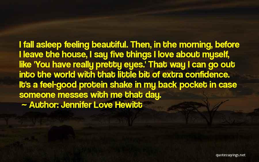 Can't Fall Asleep Love Quotes By Jennifer Love Hewitt