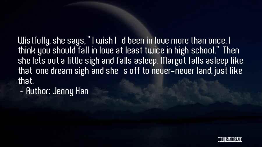 Can't Fall Asleep Love Quotes By Jenny Han