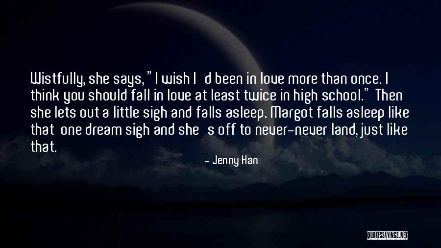 Can't Fall Asleep Love Quotes By Jenny Han