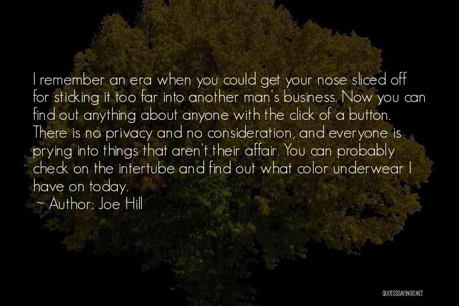 Can't Find A Man Quotes By Joe Hill