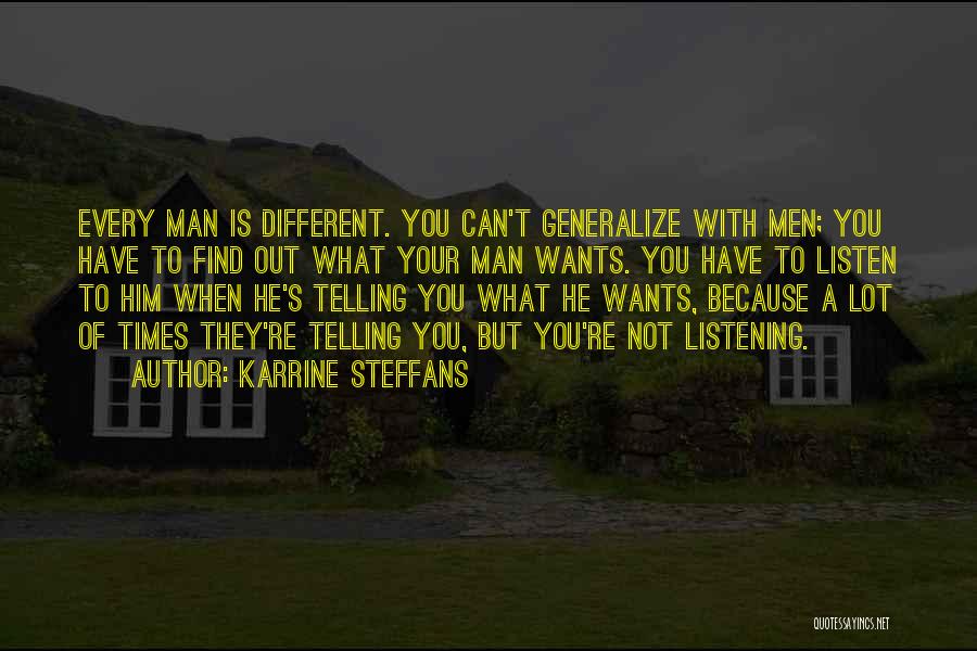 Can't Find A Man Quotes By Karrine Steffans