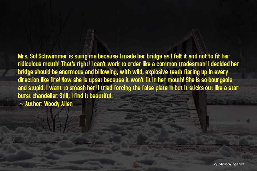 Can't Fit In Quotes By Woody Allen