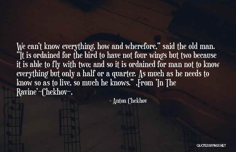Can't Fly Quotes By Anton Chekhov Can't Fly Quotes By Anton Chekhov
