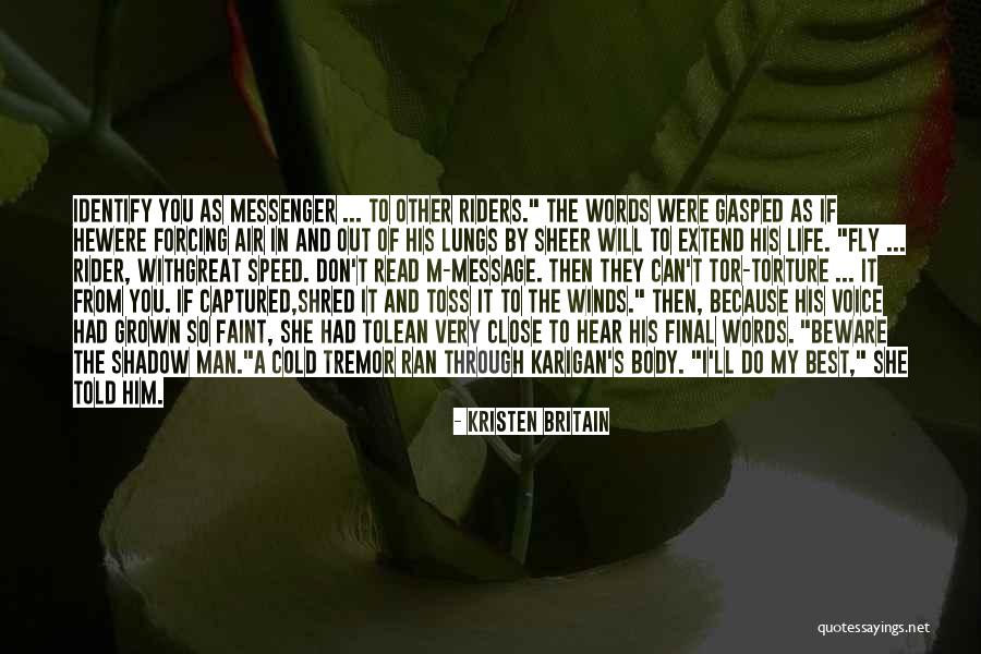 Can't Fly Quotes By Kristen Britain Can't Fly Quotes By Kristen Britain