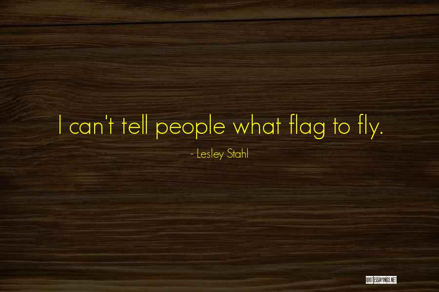 Can't Fly Quotes By Lesley Stahl Can't Fly Quotes By Lesley Stahl