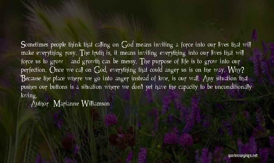 Can't Force Love Quotes By Marianne Williamson