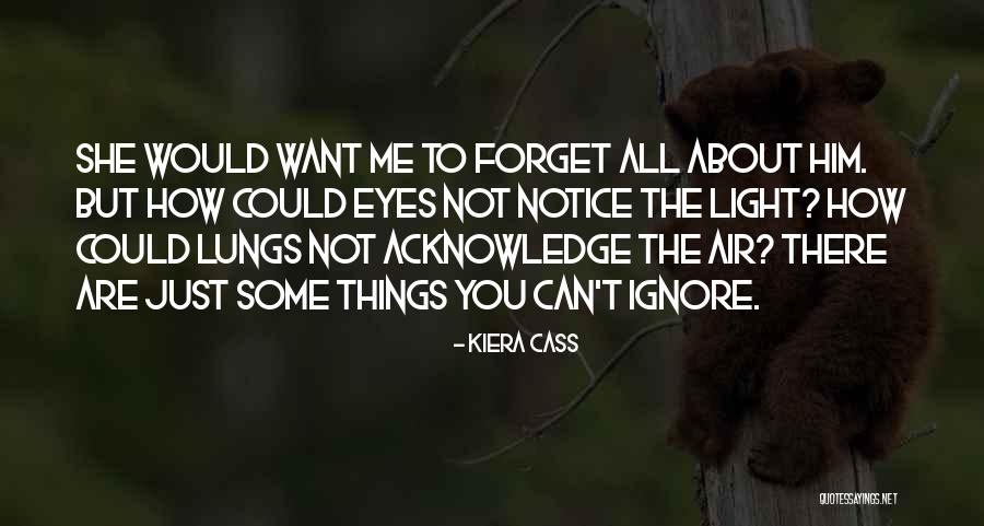 Can't Forget Him Quotes By Kiera Cass