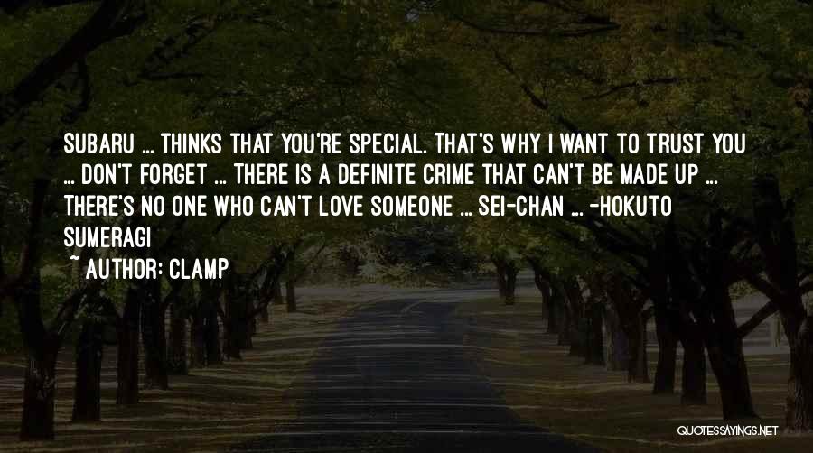 Can't Forget Love Quotes By CLAMP