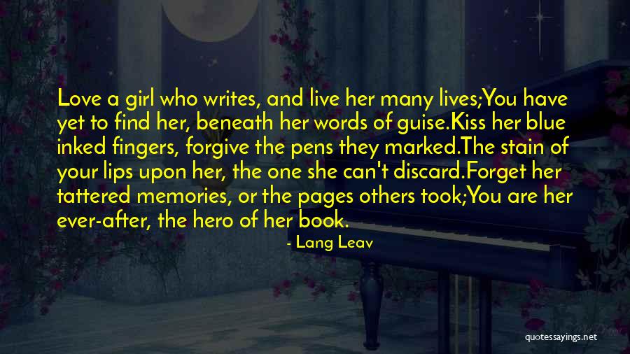 Can't Forget Love Quotes By Lang Leav