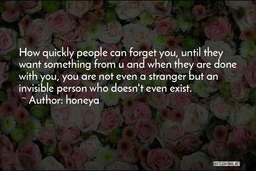 Can't Forget U Quotes By Honeya