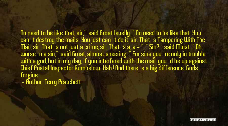 Can't Forgive Quotes By Terry Pratchett