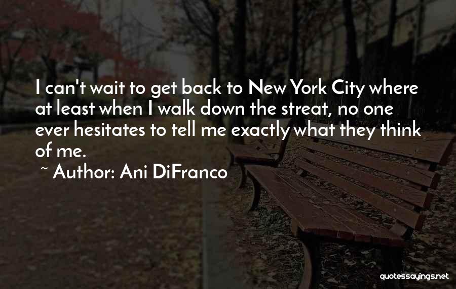 Can't Get Me Back Quotes By Ani DiFranco