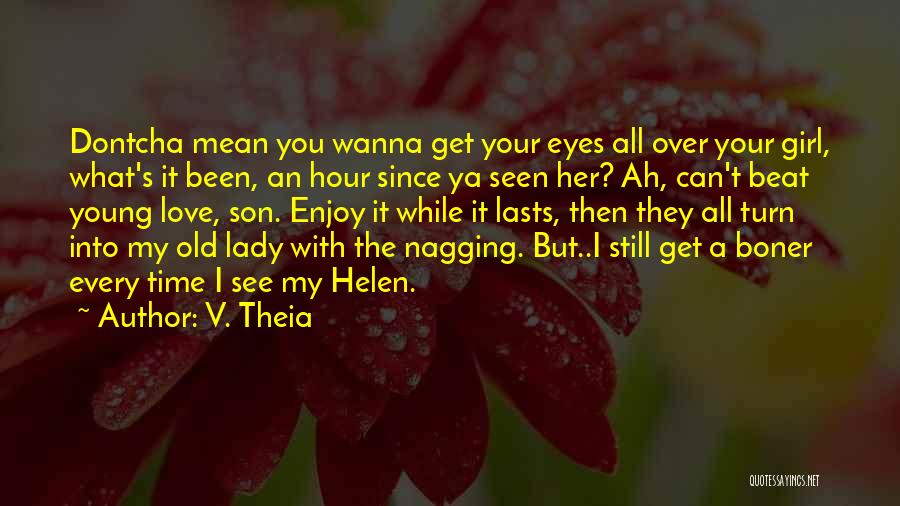 Can't Get Over Love Quotes By V. Theia