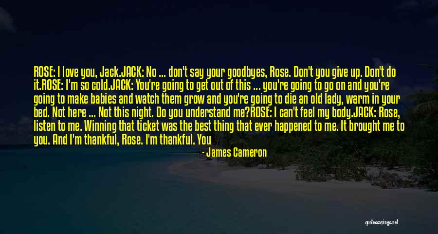 Can't Give Up Now Quotes By James Cameron