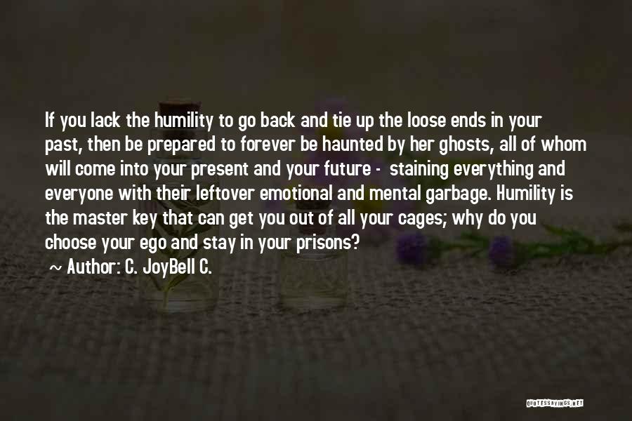 Can't Go Back To The Past Quotes By C. JoyBell C.