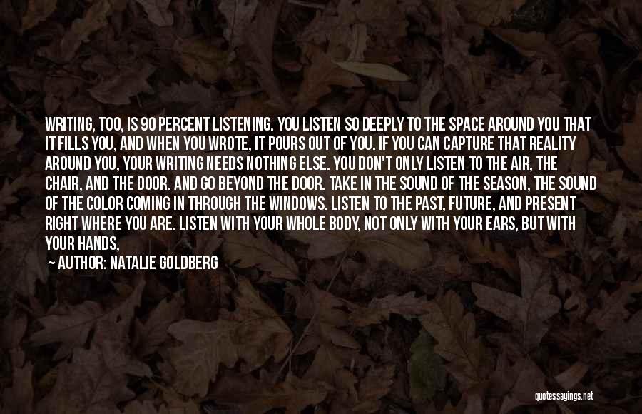 Can't Go Back To The Past Quotes By Natalie Goldberg