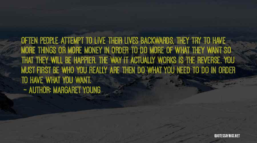 Can't Go Backwards Quotes By Margaret Young