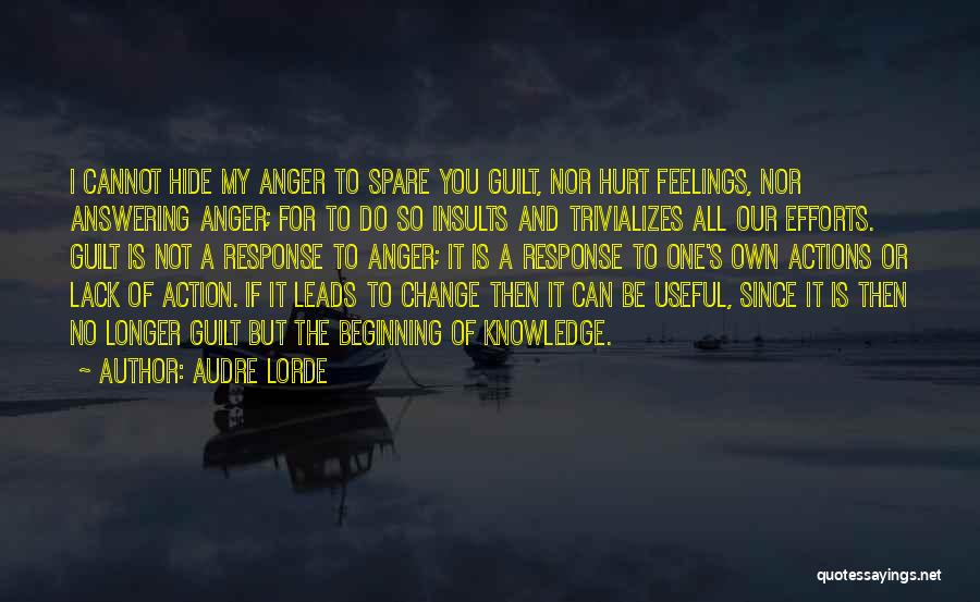 Can't Hide Feelings Quotes By Audre Lorde