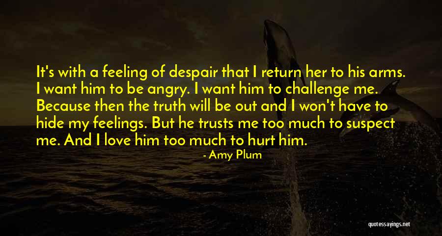 Can't Hide The Feelings Quotes By Amy Plum