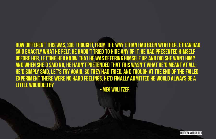 Can't Hide The Feelings Quotes By Meg Wolitzer