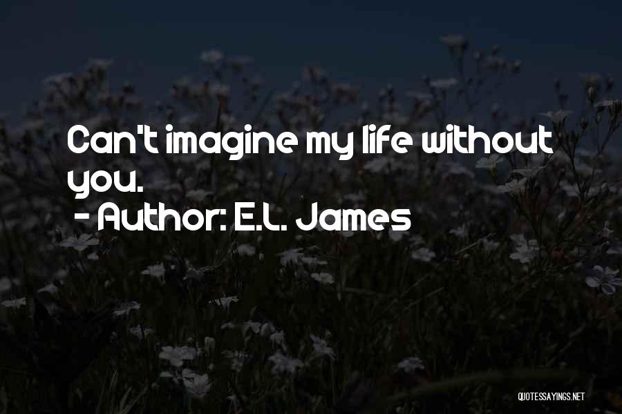 Can't Imagine My Life Without You Quotes By E.L. James