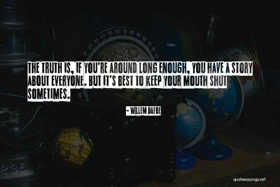 Can't Keep My Mouth Shut Quotes By Willem Dafoe Can't Keep My Mouth Shut Quotes By Willem Dafoe