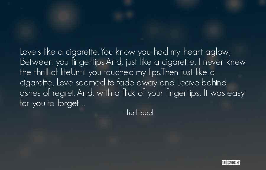 Can't Leave The Past Behind Quotes By Lia Habel