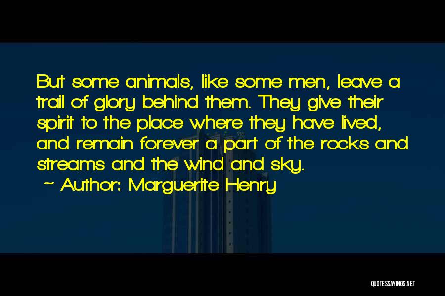 Can't Leave The Past Behind Quotes By Marguerite Henry