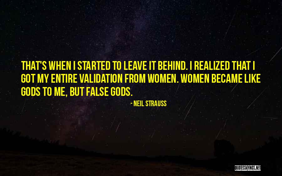 Can't Leave The Past Behind Quotes By Neil Strauss