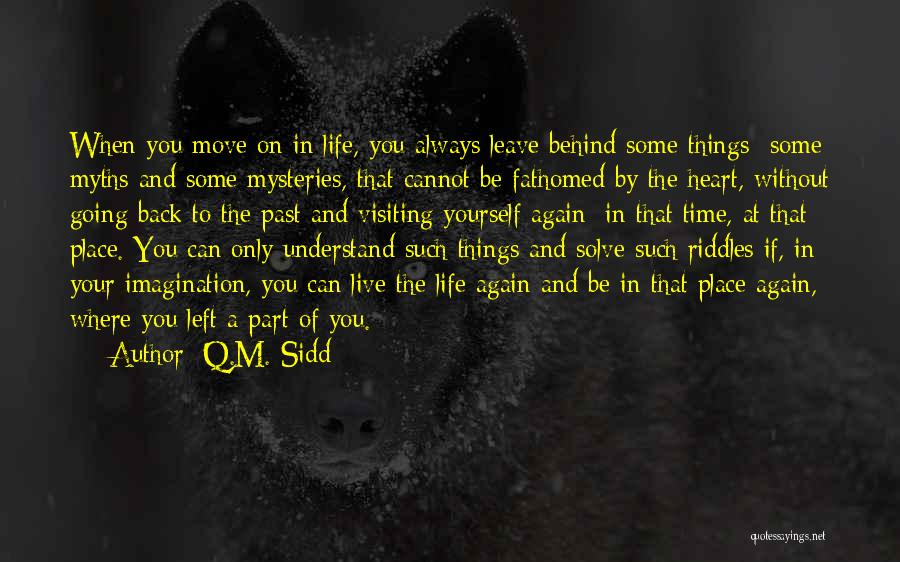 Can't Leave The Past Behind Quotes By Q.M. Sidd