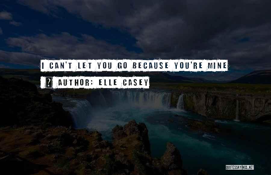 Can't Let You Go Quotes By Elle Casey