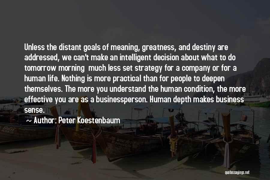 Can't Make A Decision Quotes By Peter Koestenbaum