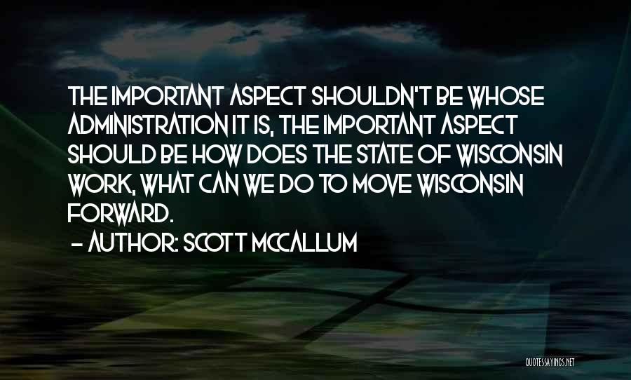 Can't Move Forward Quotes By Scott McCallum