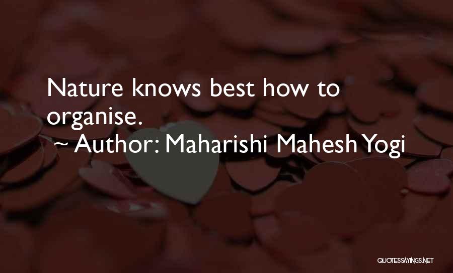 Can't Organise Quotes By Maharishi Mahesh Yogi