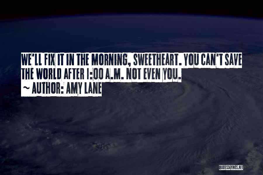 Can't Save The World Quotes By Amy Lane