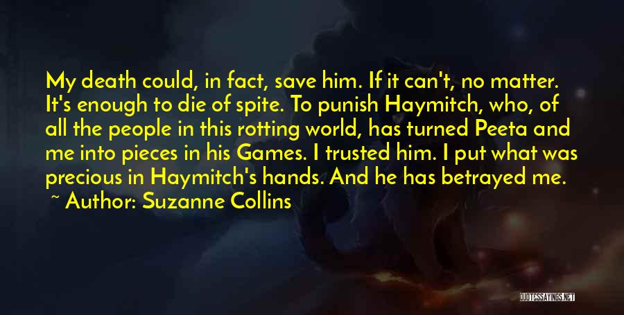 Can't Save The World Quotes By Suzanne Collins